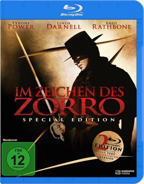 Im Zeichen des Zorro (Blu-ray), 2 Blu-ray Discs