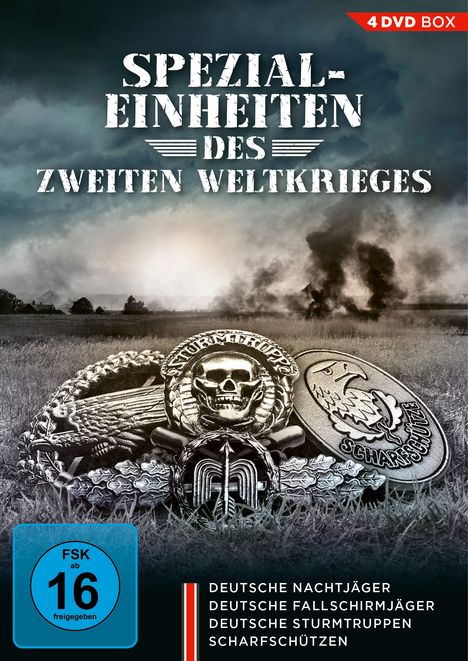 Spezialeinheiten des Zweiten Weltkrieges, 4 DVDs