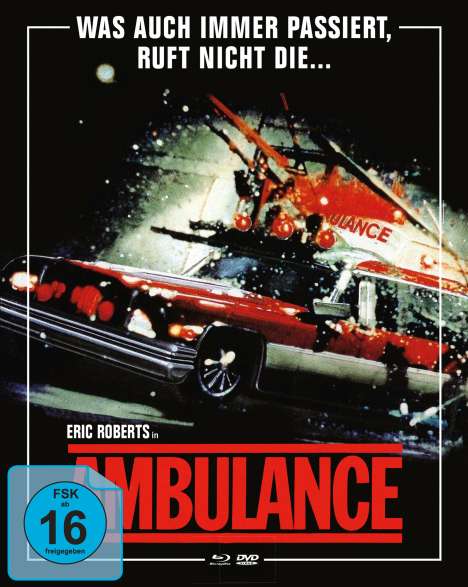 Ambulance (1990) (Blu-ray &amp; DVD im Mediabook), 1 Blu-ray Disc und 2 DVDs