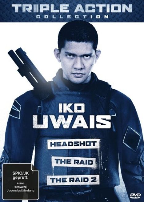 Iko Uwais Triple Action Collection, 3 DVDs