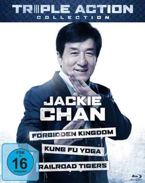 Jackie Chan Triple Action Collection (Blu-ray), 3 Blu-ray Discs