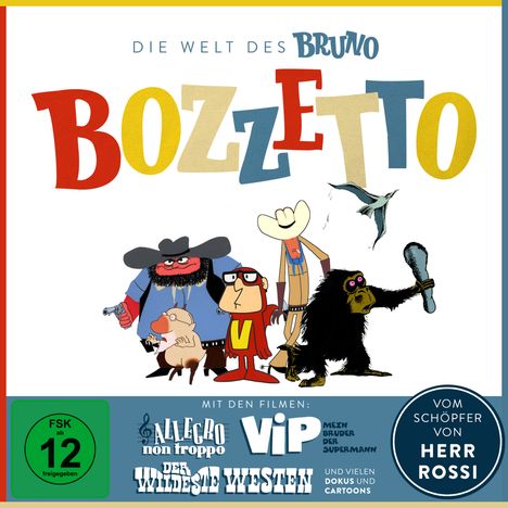 Die Welt des Bruno Bozzetto, 4 DVDs