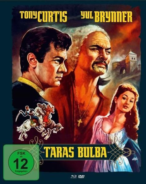 Taras Bulba (Blu-ray &amp; DVD im Mediabook), 1 Blu-ray Disc und 1 DVD