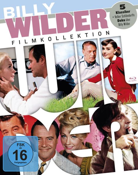 Billy Wilder Filmkollektion (Blu-ray), 5 Blu-ray Discs und 1 DVD