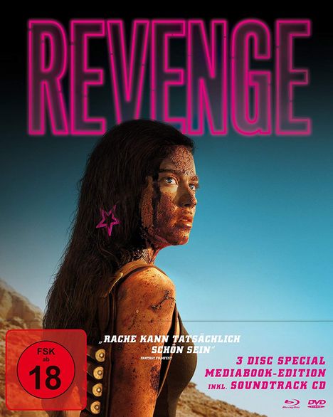 Revenge (Blu-ray &amp; DVD im Mediabook), 1 Blu-ray Disc, 1 DVD und 1 CD