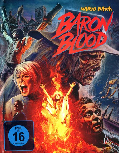 Baron Blood (Blu-ray &amp; DVD im Mediabook), 1 Blu-ray Disc und 2 DVDs