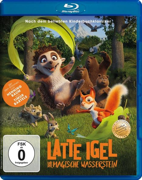 Latte Igel und der magische Wasserstein (Blu-ray), Blu-ray Disc