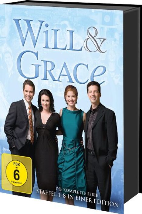 Will &amp; Grace (Komplette Serie), 33 DVDs