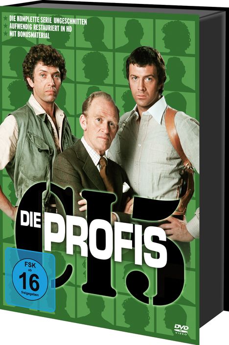 Die Profis (Komplette Serie), 21 DVDs