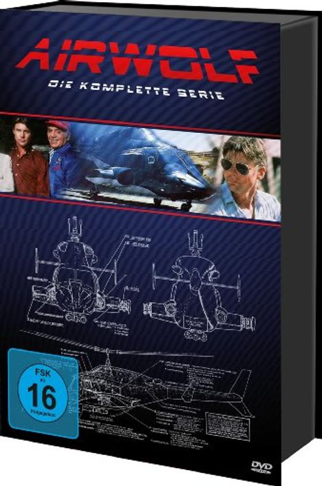 Airwolf (Komplette Serie), 21 DVDs