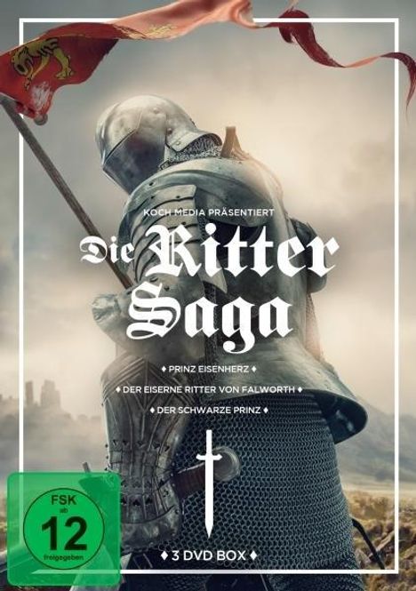 Die Ritter-Saga (Prinz Eisenherz / Der schwarze Prinz / Der eiserne Ritter von Falworth), 3 DVDs