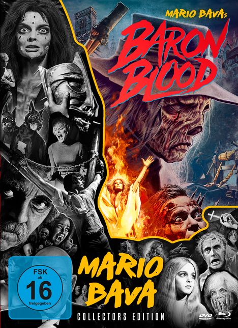 Baron Blood (Blu-ray &amp; DVD), 1 Blu-ray Disc und 2 DVDs