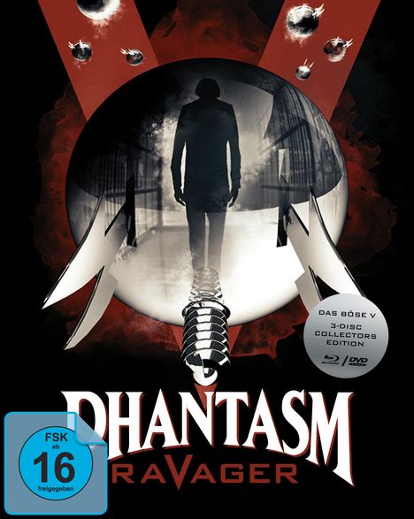 Phantasm V - Ravager: Das Böse V (Blu-ray &amp; DVD im Mediabook), 1 Blu-ray Disc und 2 DVDs
