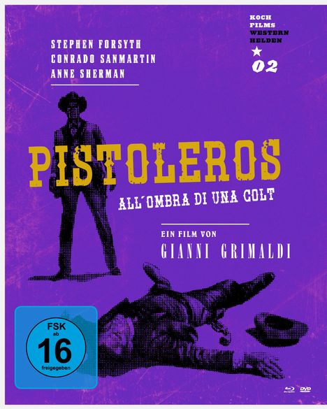 Pistoleros (Blu-ray &amp; DVD), 1 Blu-ray Disc und 1 DVD