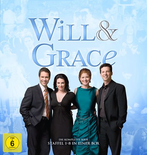 Will &amp; Grace (Komplette Serie), 33 DVDs