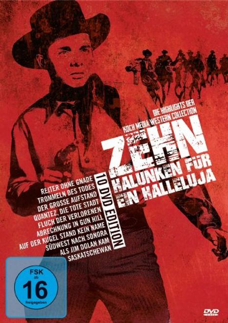 Zehn Halunken für ein Halleluja - Die Besten aus dem Westen, 10 DVDs