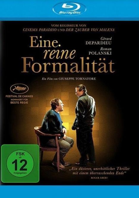 Eine reine Formalität (Blu-ray), Blu-ray Disc