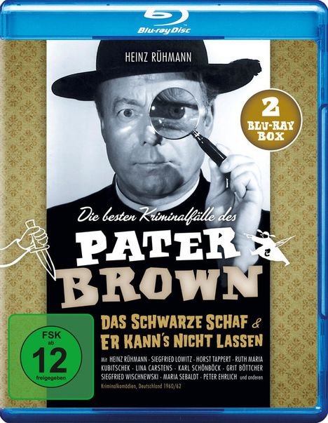 Pater Brown - Die besten Kriminalfälle: Das schwarze Schaf / Er kann's nicht lassen (Blu-ray), 2 Blu-ray Discs