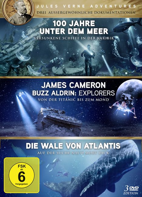 Jules Verne Adventures Box, 3 DVDs