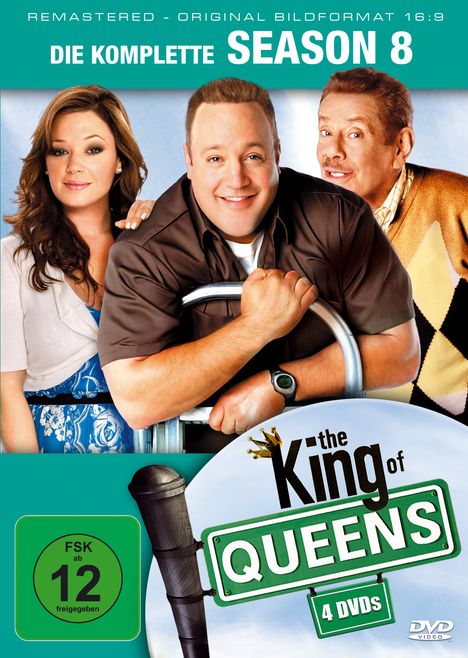 King Of Queens Season 8 (remastered), 4 DVDs