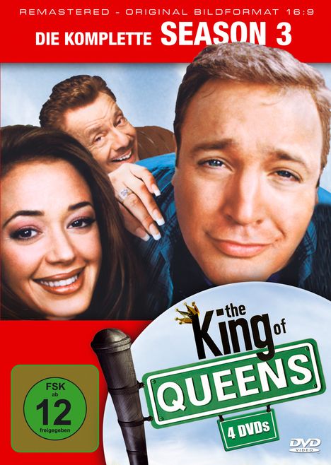 King Of Queens Season 3 (remastered), 4 DVDs