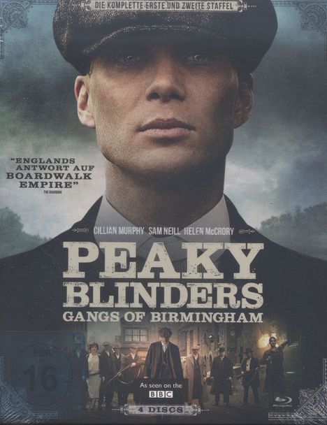 Peaky Blinders - Gangs of Birmingham Season 1 &amp; 2 (Blu-ray), 4 Blu-ray Discs
