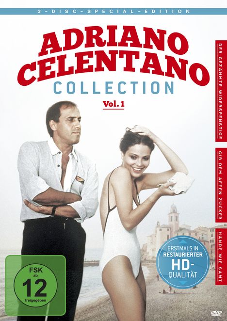 Adriano Celentano Collection Vol. 1, 3 DVDs