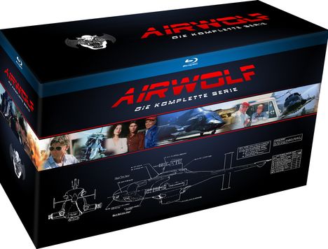 Airwolf (Komplette Serie) (Blu-ray), 18 Blu-ray Discs