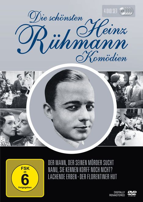 Die schönsten Heinz Rühmann Komödien (Filmbox), 4 DVDs