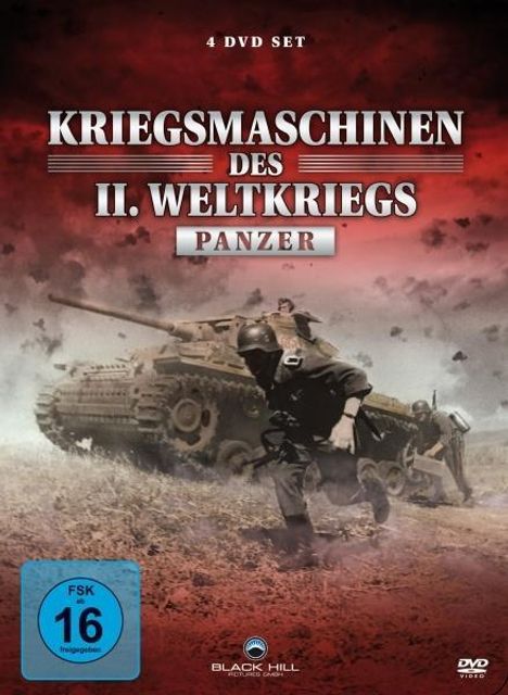 Kriegsmaschinen des zweiten Weltkriegs: Panzer, 4 DVDs