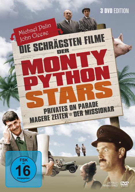 Die schrägsten Filme der Monty Python Stars, 3 DVDs