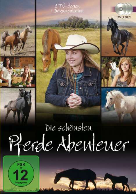 Die schönsten Pferde-Abenteuer, 3 DVDs