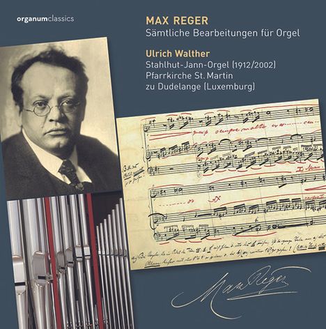 Max Reger (1873-1916): Sämtliche Transkriptionen für Orgel, 4 CDs