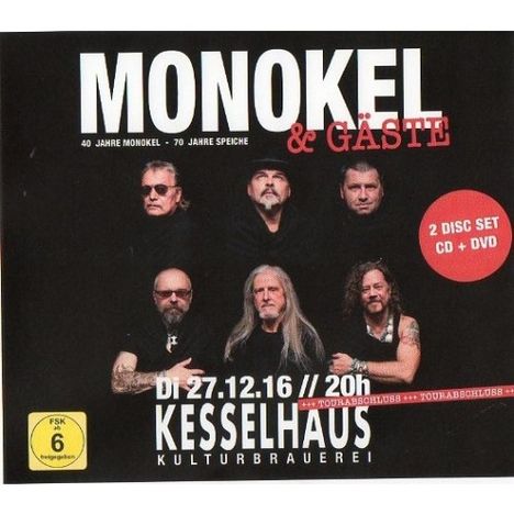 Monokel: 40 Jahre Monokel - 70 Jahre Speiche, 1 CD und 1 DVD