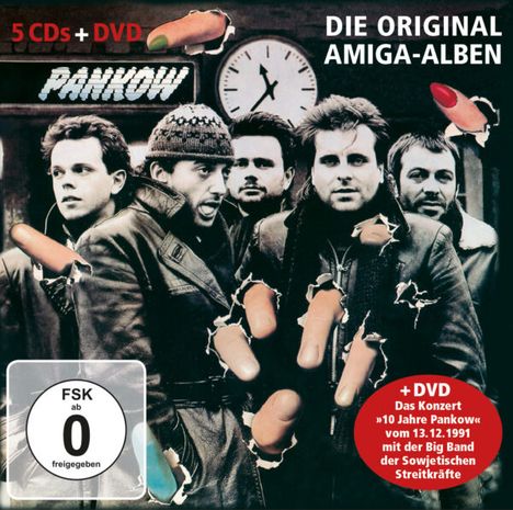 Pankow: Die Original Amiga-Alben (+ exklusive DVD), 5 CDs und 1 DVD