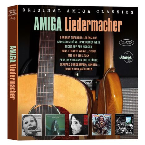 AMIGA Liedermacher, 5 CDs