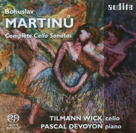 Bohuslav Martinu (1890-1959): Sonaten f.Cello &amp; Klavier Nr.1-3, Super Audio CD