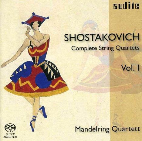 Dmitri Schostakowitsch (1906-1975): Sämtliche Streichquartette Vol.1 (Mandelring Quartett), Super Audio CD
