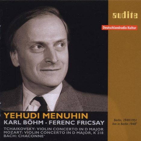 Yehudi Menuhin spielt Violinkonzerte, CD