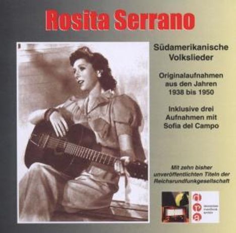 Rosita Serrano: Südamerikanische Volkslieder, CD