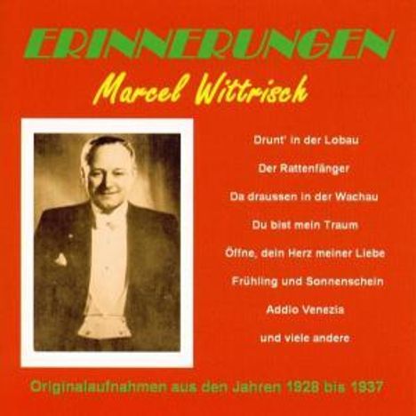 Marcel Wittrisch: Erinnerungen, CD