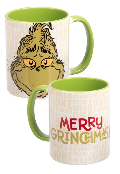 mug - Merry Grinchmas -inner green, Diverse