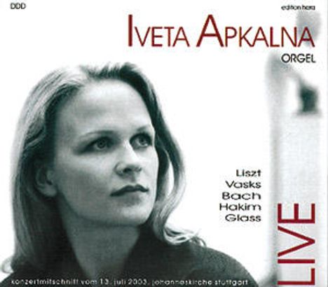 Iveta Apkalna - Live, CD