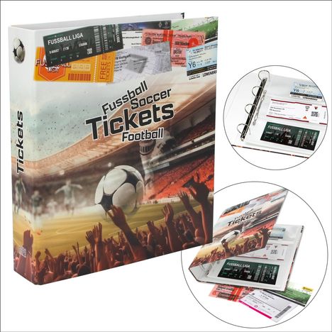 Ticket Album für Fußball-Tickets, Diverse