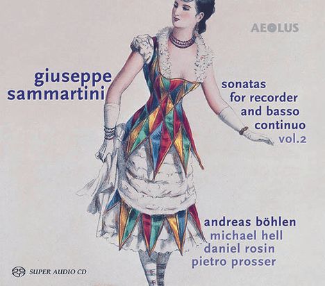 Giuseppe Sammartini (1695-1750): Sonaten für Blockflöte &amp; Bc Vol.2, Super Audio CD
