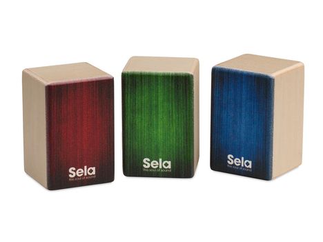 Mini Cajon Shaker Set (Soft, Medium, Hard), Diverse