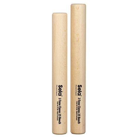 2-Tone Claves 25 Beech, Diverse