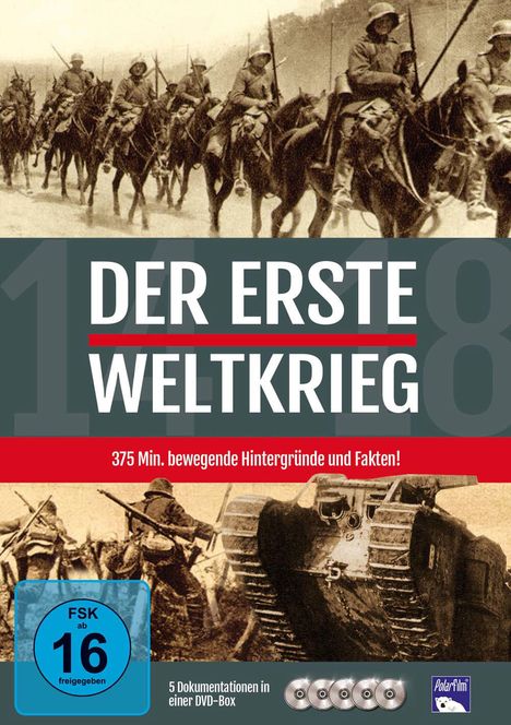 Der Erste Weltkrieg, 5 DVDs