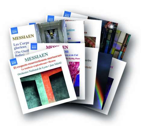 Olivier Messiaen (1908-1992): Olivier Messiaen (Naxos-Recordings / Exklusiv-Set für jpc), 10 CDs