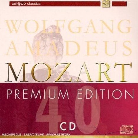 Wolfgang Amadeus Mozart (1756-1791): Wolfgang Amadeus Mozart - Premium Edition, 40 CDs